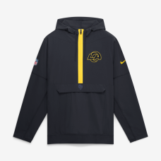 Куртка Los Angeles Rams Nike Rivalries Collection Sideline Anorak Half-Zip - Dark Blue Куртка Los Angeles Rams Nike Rivalries Collection Sideline Anorak Half-Zip - Dark Blue