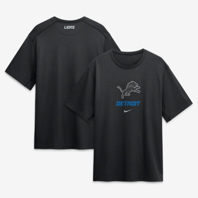 Футболка Detroit Lions Nike 2026 Rivalries Collection Dri-FIT - Black