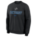 Свитшот Detroit Lions Nike 2026 Rivalries Collection Dri-FIT Crew - Black
