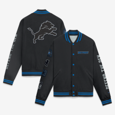 Куртка Detroit Lions Nike 2026 Rivalries Collection Varsity - Black