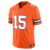 Джерси Denver Broncos Nik Bonitto Nike Orange Alternate Mile High Collection 1977 Throwback Vapor F.U.S.E. Stitched Limited