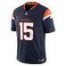 Джерси Denver Broncos Nik Bonitto Nike Navy Alternate Vapor F.U.S.E. Stitched Limited