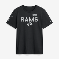 Футболка Los Angeles Rams Nike 2026 Salute to Service Sideline Dri-FIT - Black