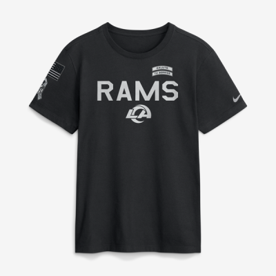 Футболка Los Angeles Rams Nike 2026 Salute to Service Sideline Dri-FIT - Black