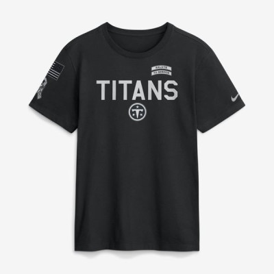Футболка Tennessee Titans Nike 2026 Salute to Service Sideline Dri-FIT - Black