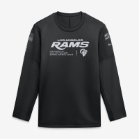 Свитшот Los Angeles Rams Nike 2026 Salute to Service Sideline Coaches Crewneck Therma-FIT - Black