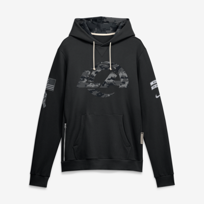 Толстовка Los Angeles Rams Nike 2026 Salute to Service Sideline Dri-FIT - Black