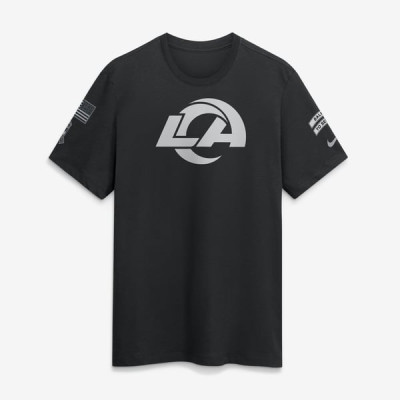Футболка Los Angeles Rams Nike 2026 Salute to Service Slub - Black