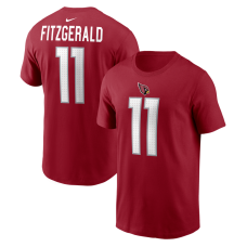 Футболка Arizona Cardinals Larry Fitzgerald Nike Cardinal Retired Name & Number Футболка Arizona Cardinals Larry Fitzgerald Nike Cardinal Retired Name & Number