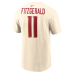 Футболка Larry Fitzgerald Arizona Cardinals Nike Rivalries Collection Name & Number - Natural