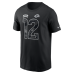 Футболка Puka Nacua Los Angeles Rams Nike 2026 Salute to Service Name & Number - Black