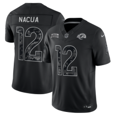 Джерси Puka Nacua Los Angeles Rams Nike 2026 Salute to Service Stitched Limited - Black