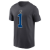 Футболка Ahmad Sauce Gardner Indianapolis Colts Nike 2026 Rivalries Collection Name & Number - Anthracite