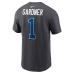 Футболка Ahmad Sauce Gardner Indianapolis Colts Nike 2026 Rivalries Collection Name & Number - Anthracite