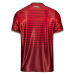 Atlanta Falcons Fanatics Red Football x Football V-Neck Fan Top