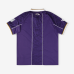 Baltimore Ravens Fanatics Purple Football x Football Collared Fan Top