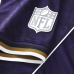 Baltimore Ravens Fanatics Purple Football x Football Collared Fan Top
