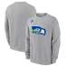 Seattle Seahawks Nike Heather Gray Vintage Osprey Head Club Sweatshirt