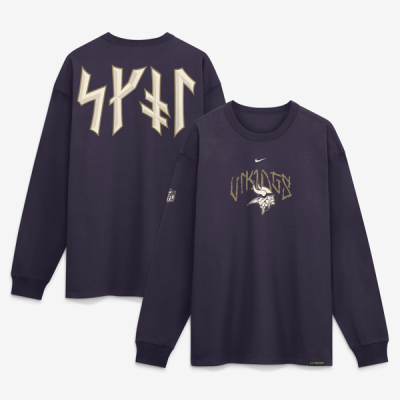 Футболка с длинным рукавом Minnesota Vikings Nike 2026 Rivalries Collection Max90 - Purple