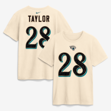 Футболка Fred Taylor Jacksonville Jaguars Nike 2026 Rivalries Collection Name & Number - Natural