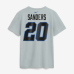 Футболка Barry Sanders Detroit Lions Nike 2026 Rivalries Collection Name & Number - Silver