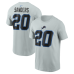 Футболка Barry Sanders Detroit Lions Nike 2026 Rivalries Collection Name & Number - Silver