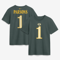Футболка Micah Parsons Green Bay Packers Nike 2026 Rivalries Collection Name & Number - Green
