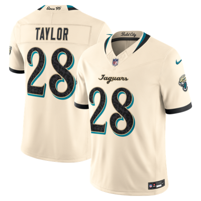 Джерси Fred Taylor Jacksonville Jaguars Nike 2026 Rivalries Collection Stitched Limited - Natural