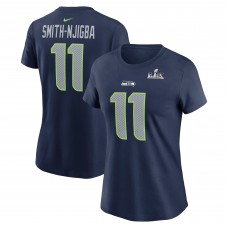 Женская Seattle Seahawks Jaxon Smith-Njigba Nike College Navy Super Bowl LX Patch Name & Number T-Shirt Женская Seattle Seahawks Jaxon Smith-Njigba Nike College Navy Super Bowl LX Patch Name & Number T-Shirt