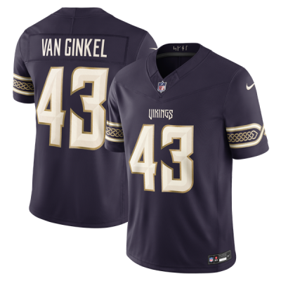 Джерси Andrew Van Ginkel Minnesota Vikings Nike 2026 Rivalries Collection Stitched Limited - Purple