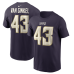 Футболка Andrew Van Ginkel Minnesota Vikings Nike 2026 Rivalries Collection Name & Number - Purple