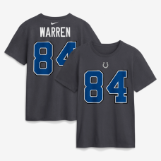 Футболка Tyler Warren Indianapolis Colts Nike 2026 Rivalries Collection Name & Number - Anthracite Футболка Tyler Warren Indianapolis Colts Nike 2026 Rivalries Collection Name & Number - Anthracite