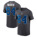 Футболка Tyler Warren Indianapolis Colts Nike 2026 Rivalries Collection Name & Number - Anthracite