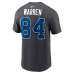 Футболка Tyler Warren Indianapolis Colts Nike 2026 Rivalries Collection Name & Number - Anthracite