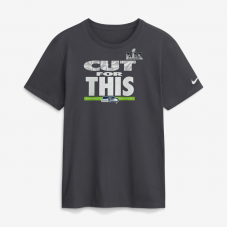 Футболка Seattle Seahawks Nike Anthracite Super Bowl LX Champions Pickoff Move Parade 