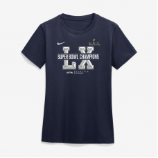  Женская футболка Seattle Seahawks Nike College Navy Super Bowl LX Champions Sacrifice
