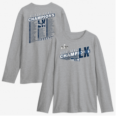 Футболка с длинным рукавом Seattle Seahawks Fanatics Steel Super Bowl LX Champions Best Teammates Roster