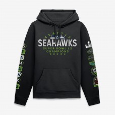 Seattle Seahawks Fanatics Black Super Bowl LX Champions Banner Year Hoodie