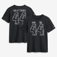 Футболка Cam Skattebo New York Giants Nike 2026 Salute to Service Name & Number - Black