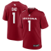 Джерси Arizona Cardinals Number 1 Dad Nike Cardinal Game Джерси Arizona Cardinals Number 1 Dad Nike Cardinal Game