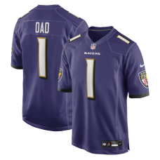 Джерси Baltimore Ravens Number 1 Dad Nike Purple Game Джерси Baltimore Ravens Number 1 Dad Nike Purple Game