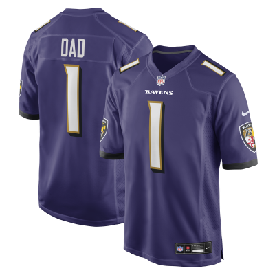Джерси Baltimore Ravens Number 1 Dad Nike Purple Game
