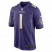 Игровая джерси Number 1 Dad Baltimore Ravens Nike - Purple