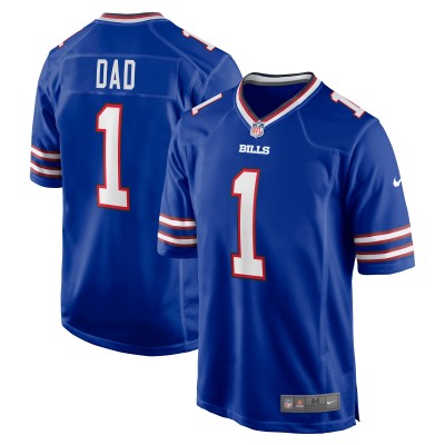 Игровая джерси Number 1 Dad Buffalo Bills Nike - Royal