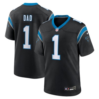 Игровая джерси Number 1 Dad Carolina Panthers Nike - Black