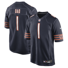 Джерси Chicago Bears Number 1 Dad Nike Navy Game Джерси Chicago Bears Number 1 Dad Nike Navy Game