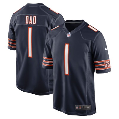 Игровая джерси Number 1 Dad Chicago Bears Nike - Navy