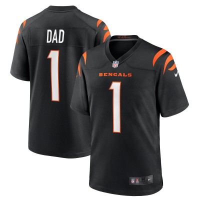 Игровая джерси Number 1 Dad Cincinnati Bengals Nike - Black