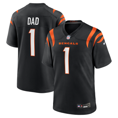 Джерси Cincinnati Bengals Number 1 Dad Nike Black Game