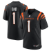 Джерси Cincinnati Bengals Number 1 Dad Nike Black Game Джерси Cincinnati Bengals Number 1 Dad Nike Black Game